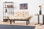 Atelier Del Sofa Nitta - Sofá-Cama de 2 Plazas en Crema